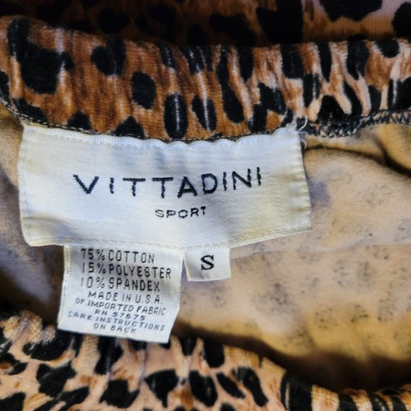 Late 80's VITTADINI leopard velvet suit - Picture 3 of 4